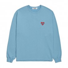노맨틱 에펠 로고 스웨트 셔츠 스카이 블루
