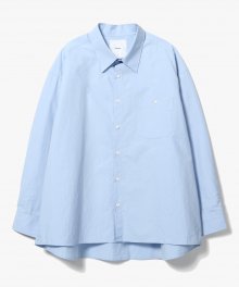 Deep Tuck Shirts [Sky Blue]