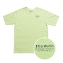 플랩(FLAP) 로고 프린트 티셔츠(Green)
