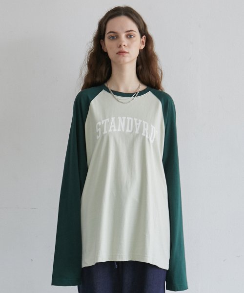 스트리트 스탠다드(streetstandard) ARCH-LOGO RAGLAN T-SHIRTS