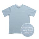 플랩(FLAP) 레터링 프린트 티셔츠 (Blue)