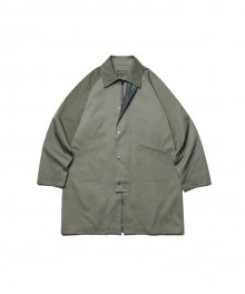Balmacaan Modified Middle Jacket Oil Green