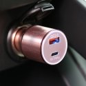 단순생활(DANSOON) 퀄컴 차량용 고속 충전기 PD 로즈골드