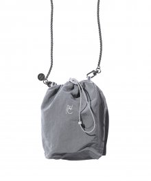 SYMBOL LOGO String Bag (gray)