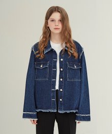 stitch denim jacket (blue)