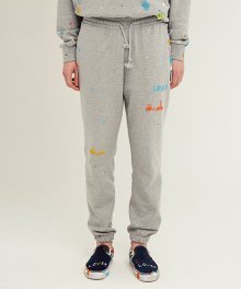 [unisex] paint pants (grey)