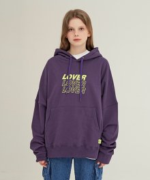 [unisex] lover hood (purple)