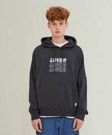 [unisex] lover hood (dark grey)