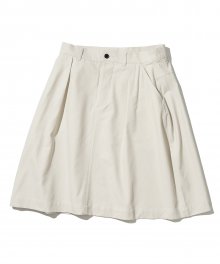 casual mid skirt(womens) beige