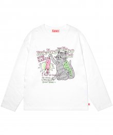 KANCO vs CAT LONG SLEEVE TEE white