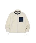 TAG BOA FLEECE JACKET - IVORY