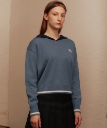 Sailor Collar Sweater(BLUE)