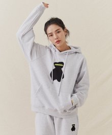 AQO BIG BEAR HOODIE GREY