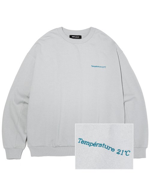 Свитшер uniform oversized (Low Gray)
