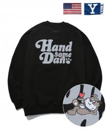 HANDSOME DAN CREWNECK BLACK