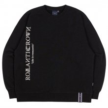 MODERN LAUREL LOGO SWEATSHIRT_BLACK