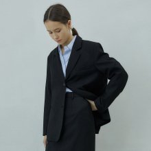 GR_basic single jacket BK