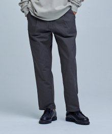 CARPENTER ONE TUCK PANTS _ CHARCOAL