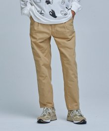 CARPENTER ONE TUCK PANTS _ BEIGE