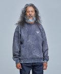 TIE-DYED BANDANA SWEATSHIRT _ CHARCOAL