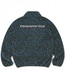 DSN Fleece Jacket Blue Leopard