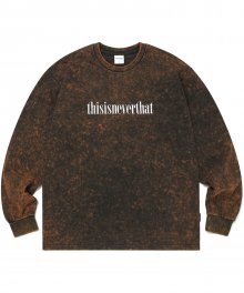 Acid Washed L/SL Top Black (FW20)