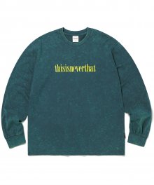 Acid Washed L/SL Top Blue Green (FW20)