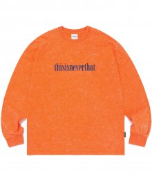 Acid Washed L/SL Top Orange (FW20)