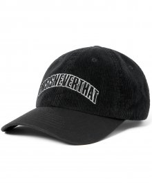 Corduroy Arch-Logo Cap Black