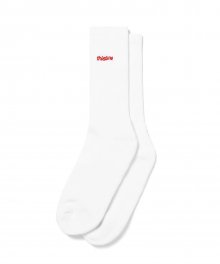 HSP-Logo Socks White