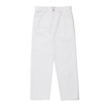 sad smile white denim pants_CQPAW20531WHX