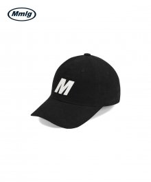 [Mmlg] BRUSHED M BALLCAP (BLACK)