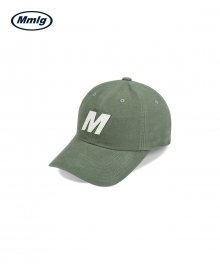 [Mmlg] BRUSHED M BALLCAP (KHAKI)