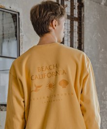 Beach Sweatshirts(Yellow)