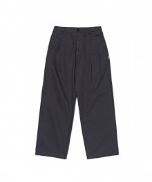 Wes Overfit Tuck Pants Charcoal