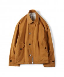 HIGH DENSITY TWILL GABARDINE JACKET (MUSTARD)