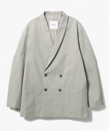 Luster Double Breasted Jacket [Light Grey]