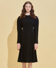 라이너 스티치 프린세스 드레스 (블랙)