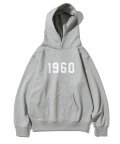 1960 pullover hoodie grey