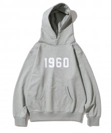 1960 pullover hoodie grey