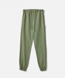 HEAVY WEIGHT SWEATPANTS (Premium BASIC)-WASHED GREEN