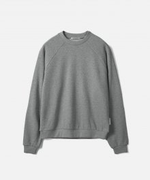 HEAVY WEIGHT RAGLAN SWEATSHIRT (Premium BASIC)-GREY