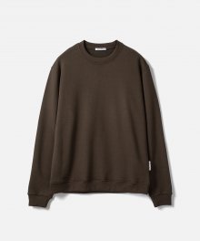 HEAVY WEIGHT SWEATSHIRT (Premium BASIC)-BROWN