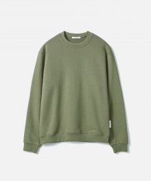 HEAVY WEIGHT SWEATSHIRT (Premium BASIC)-LIGHT OLIVE