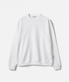 HEAVY WEIGHT SWEATSHIRT (Premium BASIC)-WHITE