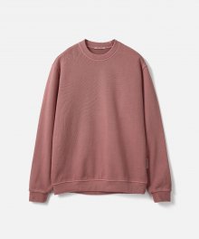 HEAVY WEIGHT SWEATSHIRT (Premium BASIC)-WASHED PINK