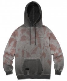 20ELTFW043 TIE DYE HOOD_CHARCOAL