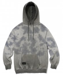 20ELTFW043 TIE DYE HOOD_KHAKI