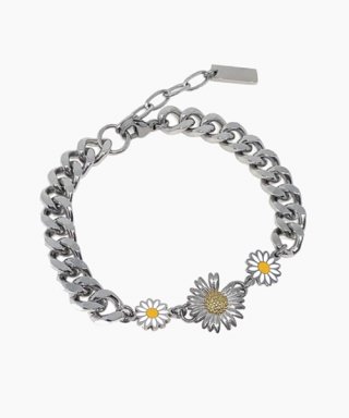 셉텐벌5(SEPTEMBER5) Mix  sunflower chain bracelet