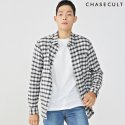 체이스컬트(CHASECULT) 남성 기모 잔체크 셔츠-KFRK5428C03